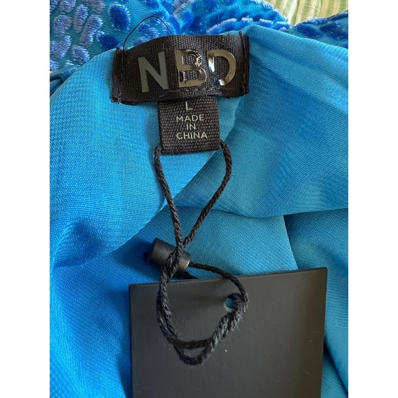 NBD Pari Mini Dress - Navy - Size: Large - NWT - Revolve - Picture 7 of 9